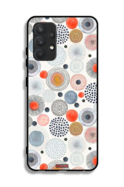 Tolwak Samsung Galaxy A32 4G Protective Case Cover Cotton Flowers Pattern