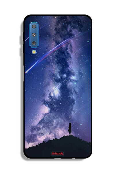 Tolwak غطاء حماية لهاتف Samsung Galaxy A7 (2018) - نجوم متحركة