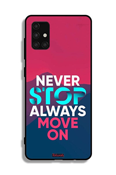 Tolwak غطاء حماية لهاتف Samsung Galaxy A71 4G، لا تتوقف أبدًا، تحرك دائمًا