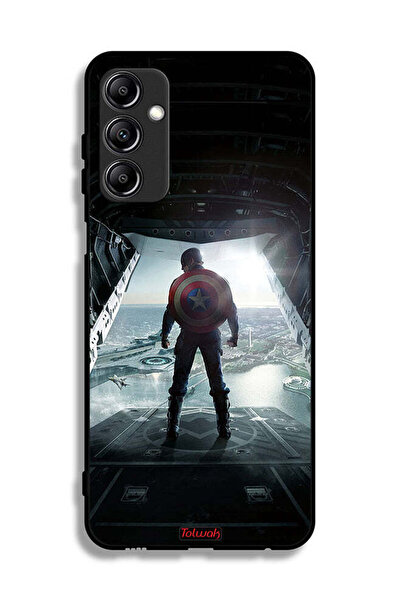 Tolwak Samsung Galaxy A24 4G Protective Case Cover Portrait Display Captain America