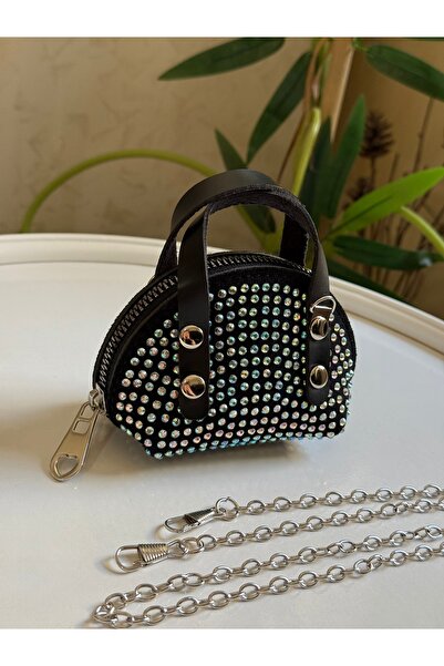 Bagnest Taşlı Mini Boy Şık Kadın Çanta