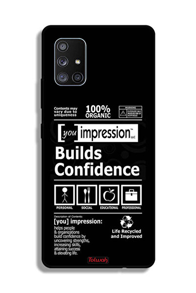 Tolwak غطاء حماية لهاتف Samsung Galaxy A71 5G ملصق يعزز الثقة