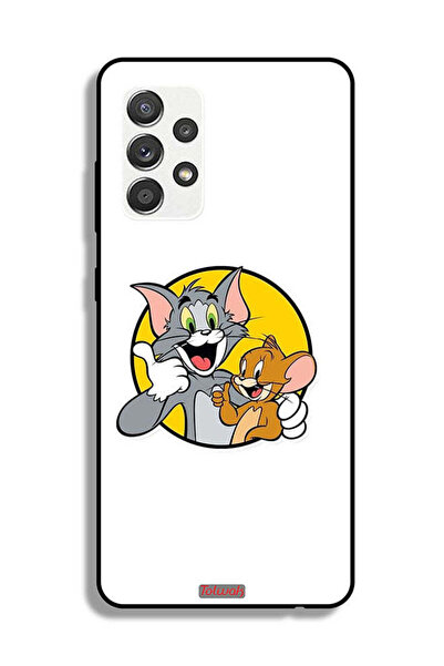 Tolwak Samsung Galaxy M32 5G Protective Case Cover Tom And Jerry