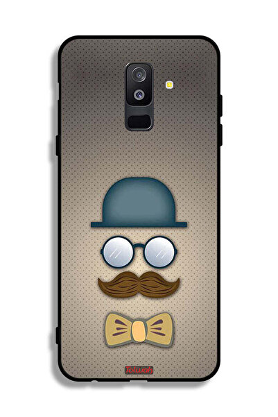 Tolwak غطاء حماية لهاتف Samsung Galaxy A6 Plus (2018) بتصميم رأس الرجل
