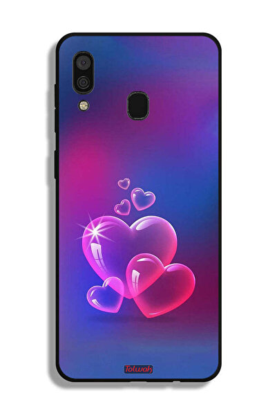 Tolwak غطاء حماية لهاتف سامسونج جالكسي A30 بنقشة قلوب الماء