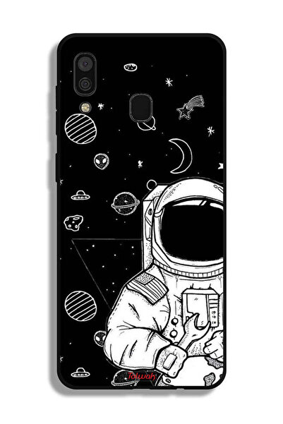 Tolwak Samsung Galaxy A30 Protective Case Cover Astronaut Art