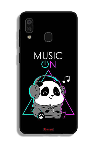 Tolwak غطاء حماية لهاتف Samsung Galaxy A30 بطبعة موسيقى الباندا