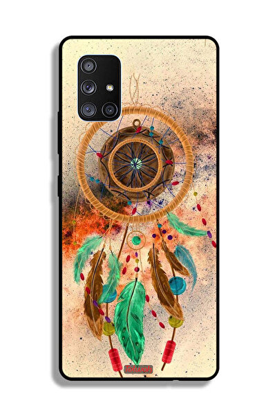 Tolwak غطاء حماية لهاتف سامسونج جالاكسي A71 5G بنقشة ريش ماندالا معلق