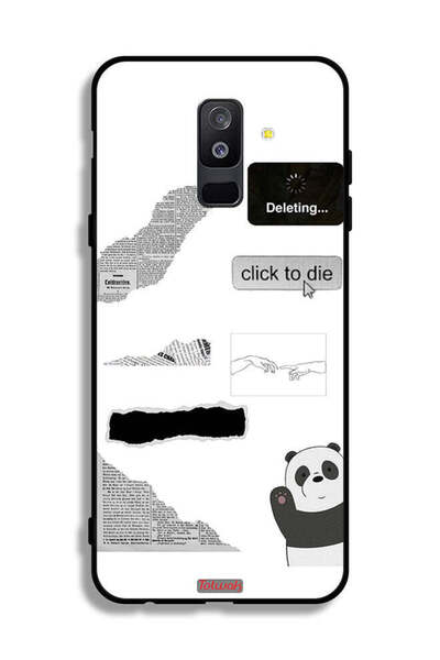 Tolwak غطاء حماية بتصميم باندا لهاتف سامسونج جالاكسي A6 بلس (2018)
