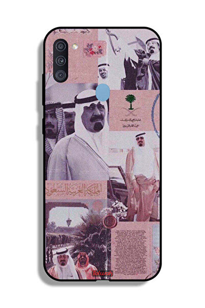 Tolwak غطاء حماية لهاتف سامسونج جالكسي A11، ملصق الملك عبد الله العتيق