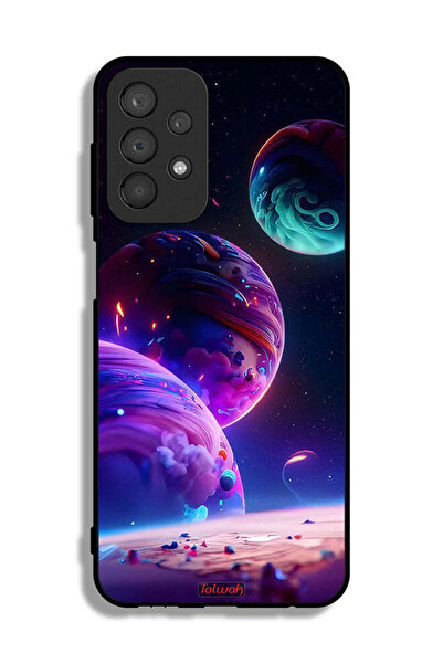 Tolwak غطاء حماية لهاتف سامسونج جالكسي A23 بنمط كوكبي