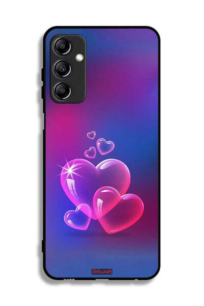 Tolwak غطاء حماية لهاتف سامسونج جالكسي A14 5G بنقشة قلوب الماء