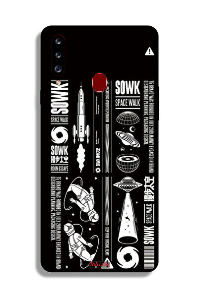 Tolwak Samsung Galaxy A20s Protective Case Cover Sowk Space Walk Sticker