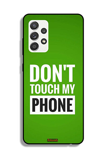 Tolwak Samsung Galaxy M32 5G Protective Case Cover Do Not Touch My Phone