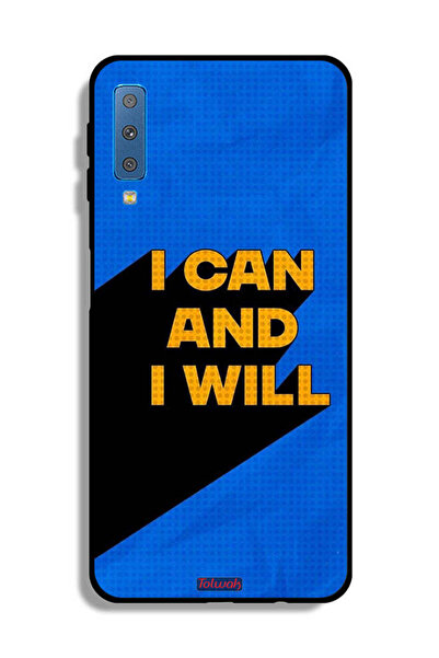 Tolwak غطاء حماية لهاتف سامسونج جالكسي A7 (2018) - أنا أستطيع وسأفعل