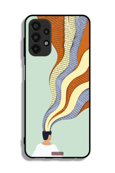 Tolwak Samsung Galaxy A13 4G Protective Case Cover Data In Mind Art