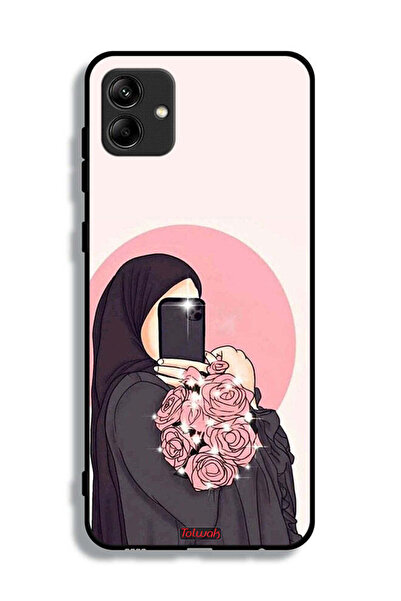 Tolwak غطاء حماية لهاتف Samsung Galaxy A04e بتصميم فن التقاط صور سيلفي مع حمل...