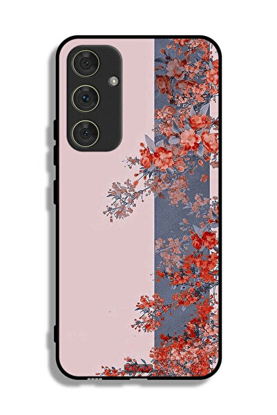 Tolwak غطاء حماية لهاتف سامسونج جالاكسي A54 5G برسومات أوراق الشجر والزهور