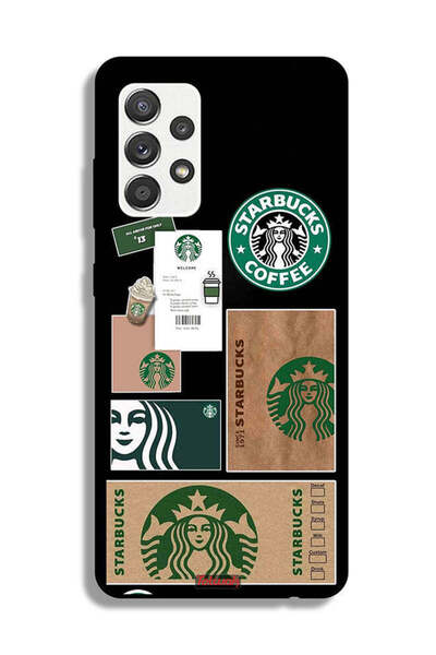 Tolwak غطاء حماية لهاتف سامسونج جالاكسي A32 5G، ملصق ستاربكس