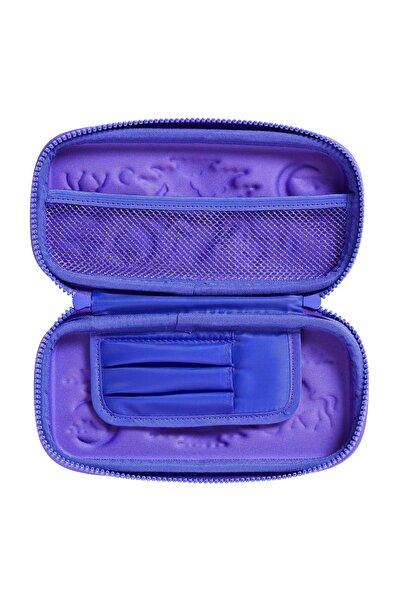 SMIGGLE - Cutie mică pentru creioane Unicorn, cu acoperiș rigid în relief 3D