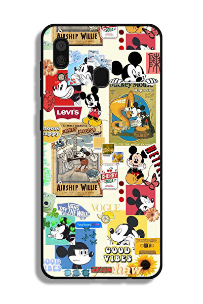 Tolwak غطاء حماية لهاتف سامسونج جالكسي A20 - اختر السعادة والملصقات