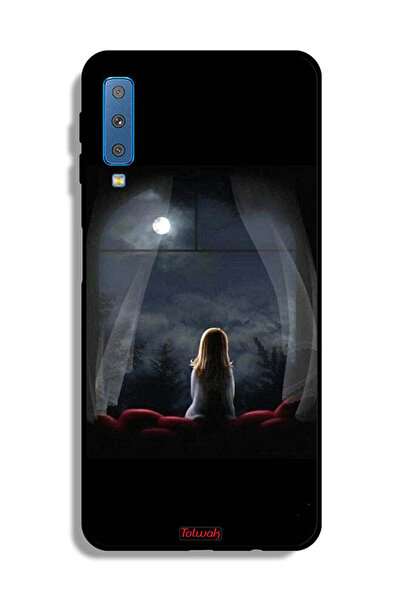 Tolwak غطاء حماية من سامسونج جالكسي A7 (2018) بتصميم خيالي ليلي