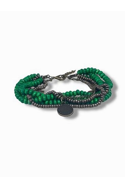 dela otantik Ethnic Multi-Row Bohemian Bracelet – Handmade Beaded Multiple Authentic Vintage Bijoux Jewelry Bracelet