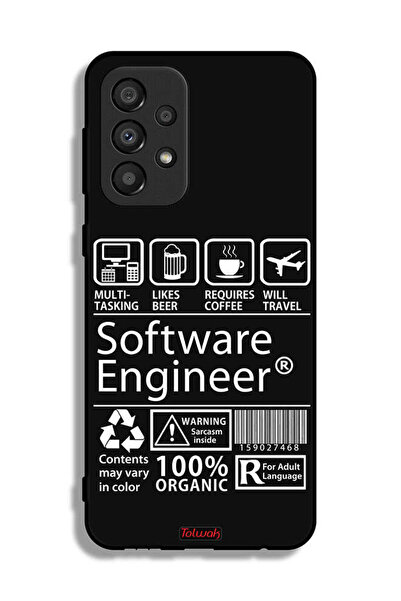 Tolwak غطاء حماية لهاتف Samsung Galaxy A33 5G، ملصق مهندس برمجيات