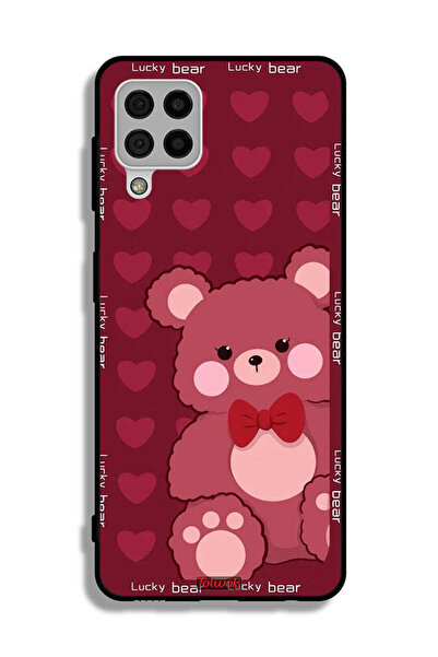 Tolwak غطاء حماية لهاتف سامسونج جالاكسي A22 4G بتصميم الدب المحظوظ