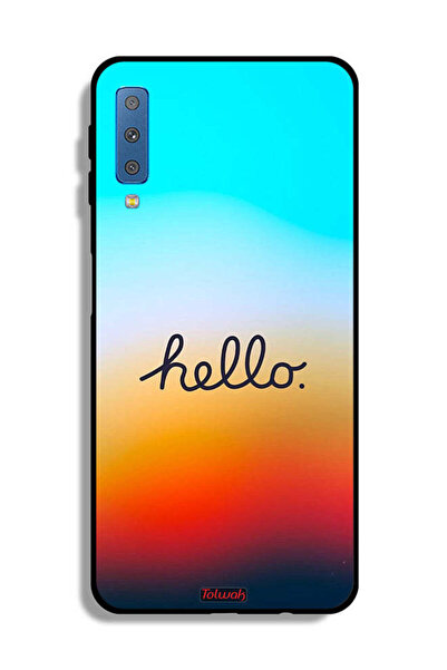 Tolwak غطاء حماية لهاتف Samsung Galaxy A7 (2018) - مرحبًا