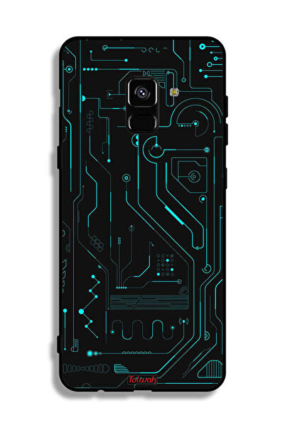 Tolwak غطاء حماية لهاتف Samsung Galaxy A8 Plus (2018) دوائر فنية رقمية متعددة...