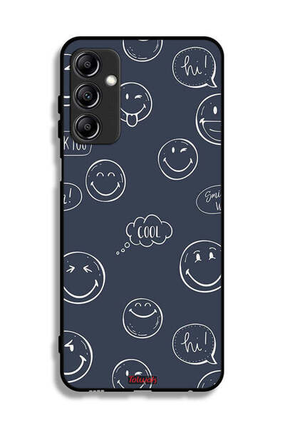 Tolwak Samsung Galaxy A24 4G Protective Case Cover Cool Faces Tags