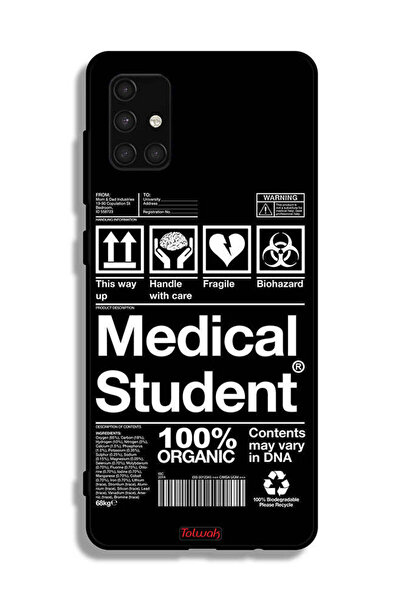 Tolwak غطاء حماية لهاتف سامسونج جالاكسي A71 4G، ملصق طالب الطب