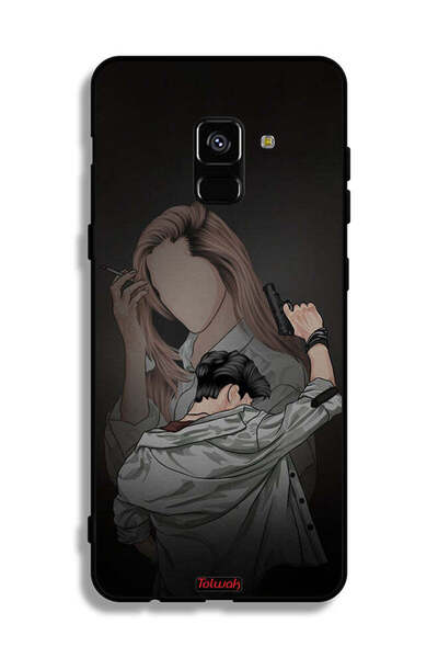 Tolwak غطاء حماية لهاتف Samsung Galaxy A8 Plus (2018) من Gang Of Couple