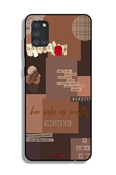 Tolwak Samsung Galaxy A21s Protective Case Cover Adventurer Women