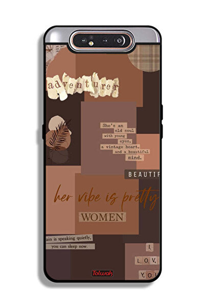 Tolwak Samsung Galaxy A80 Protective Case Cover Adventurer Women
