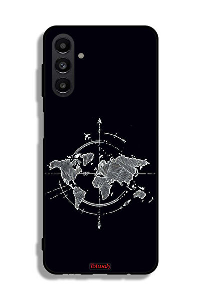 Tolwak غطاء حماية لهاتف سامسونج جالاكسي A13 5G برسومات البوصلة