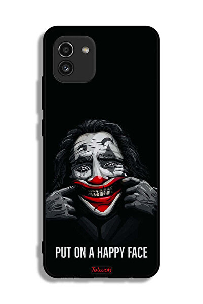 Tolwak غطاء حماية لهاتف سامسونج جالكسي A03 بوجه سعيد