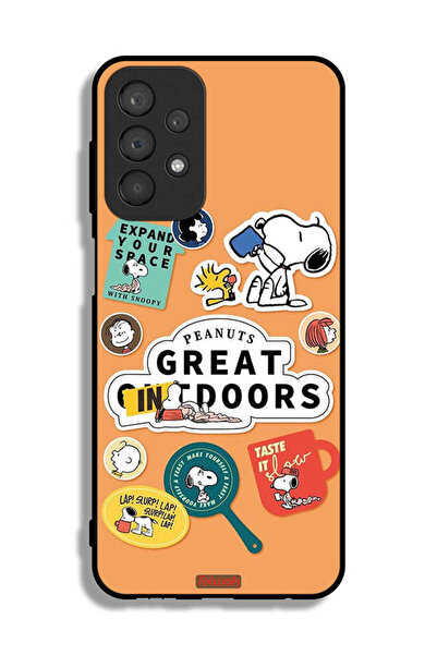 Tolwak غطاء حماية لهاتف سامسونج جالكسي A23 بملصقات الفول السوداني