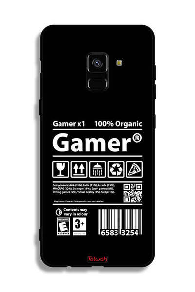 Tolwak غطاء حماية لجهاز Samsung Galaxy A8 Plus (2018) - ملصق لألعاب الفيديو