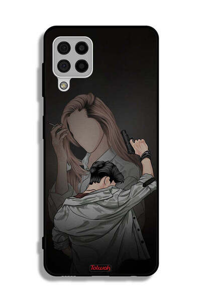 Tolwak Samsung Galaxy A22 4G Protective Case Cover Gang Of Couple