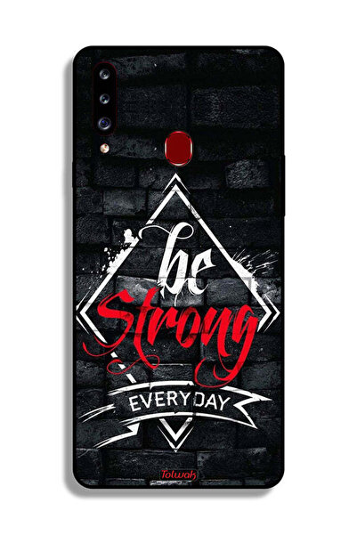 Tolwak Samsung Galaxy A20s Protective Case Cover Be Strong Every Day