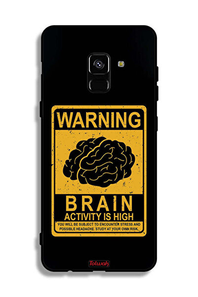 Tolwak غطاء حماية لهاتف Samsung Galaxy A8 Plus (2018) تحذير من ارتفاع نشاط ال...