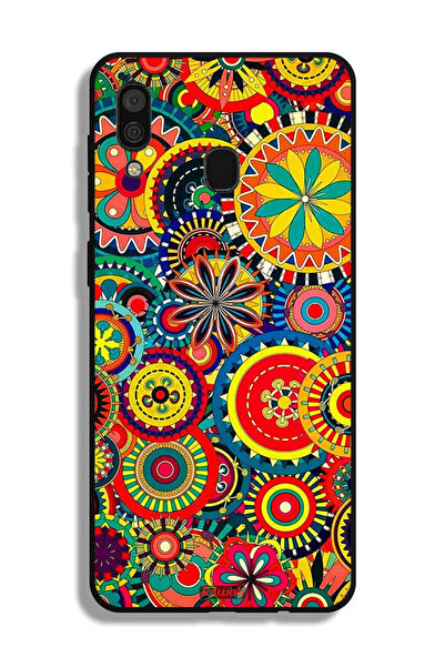 Tolwak غطاء حماية لهاتف سامسونج جالاكسي A30 بنمط ماندالا ملون
