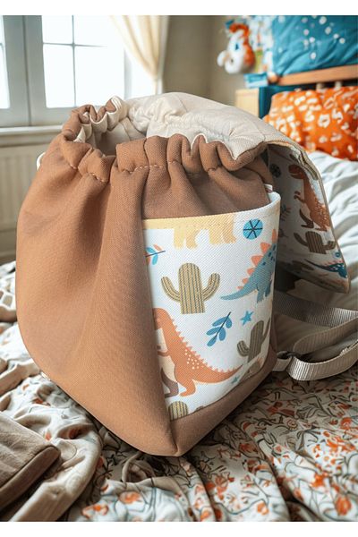 m montefair Nursery Kindergarten 101 Children's Backpack 25X22X15 with Pen Holder Gift