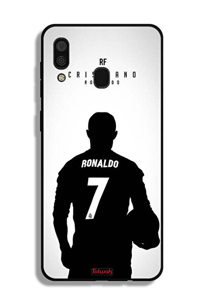 Tolwak غطاء حماية لهاتف سامسونج جالاكسي A30 بقناع كريستيانو رونالدو