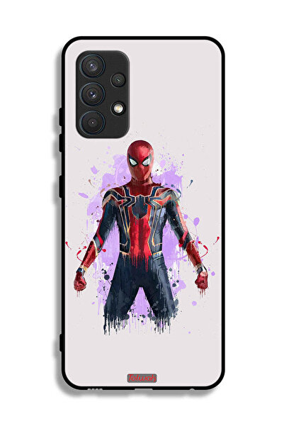 Tolwak غطاء حماية لهاتف سامسونج جالاكسي A32 4G بتصميم العنكبوت الحديدي