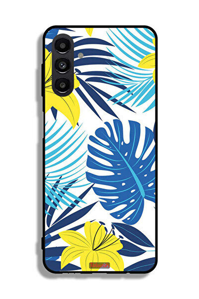 Tolwak غطاء حماية لهاتف سامسونج جالكسي A13 5G برسومات ريش وزهور