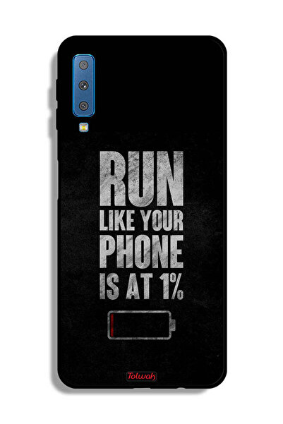 Tolwak غطاء حماية لهاتف Samsung Galaxy A7 (2018) - اركض وكأن هاتفك يعمل بنسبة 1%
