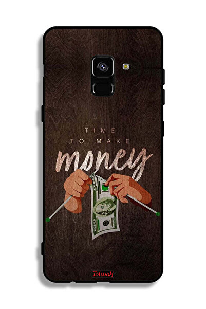 Tolwak غطاء حماية لهاتف Samsung Galaxy A8 Plus (2018) حان وقت جني الأموال